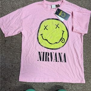 Nirvana Pink BIG Kids unisex  T-Shirt